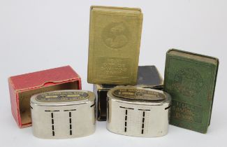 Money Boxes/Home Safes (4), Commercial Bank of Scotland and National Bank of Scotland in original