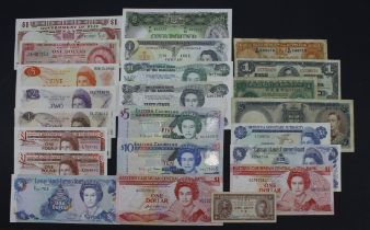 British Commonwealth (23), all notes with portrait of either Queen Elizabeth II or King George VI,