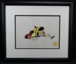 Walt Disney Company Sericel. 60th anniversary edition animation cell serigraph (2004). Titled,