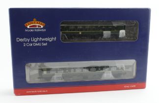 Bachmann OO gauge locomotive 'Derby Lightweight Two Car DMU' (32-515), with destination boards for