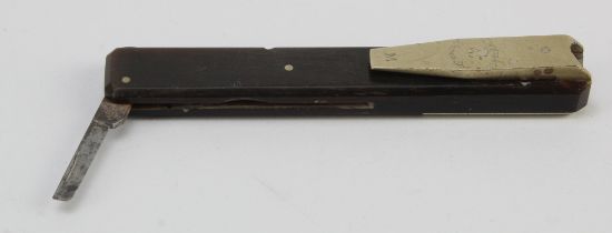 Quill cutter, by Savigny & Co. (67 St. James's Street), damage to blade, sold as seen