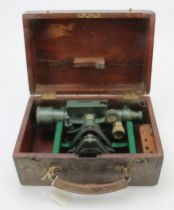 Theodolite, circa mid 20th Century, numbered '57302', contained in original fitted case (with A.