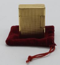 S. T. Dupont gold plated lighter