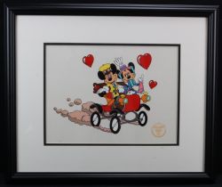 Walt Disney Company Sericel. 60th anniversary edition animation cell serigraph (2004). Titled