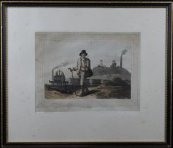 Havell (R & D, engraver). Original aquatint with contemporary hand colouring taken from the 'The