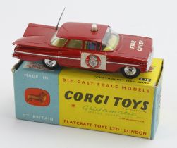 Corgi Toys, no. 439 'Chevrolet Fire Chief', contained in original box