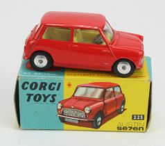 Corgi Toys, no. 225 'Austin Se7en' (red), contained in original box