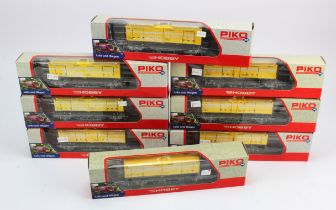 Piko. Eight boxed Piko OO gauge wagons, comprising 57724 (x5) & 95650 (x3)