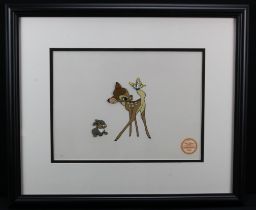 Walt Disney Company Sericel. 60th anniversary edition animation cell serigraph (2004). Titled,