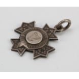 Irish interest. A Victorian Irish silver fob for the 'Irish National League of Britain', engraved to