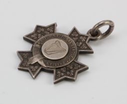 Irish interest. A Victorian Irish silver fob for the 'Irish National League of Britain', engraved to