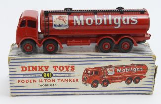 Dinky Toys, no. 941 'Foden 14 Ton Tanker, Mobile Gas', contained in original box (some damage to