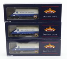 Bachmann. Three Bachmann OO gauge wagons, comprising 90 Tonne Bogie Hopper Wagon 'Buxton Lime' (37-