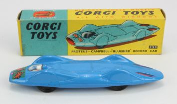 Corgi Toys, no. 153 'Proteus Campbell Bluebird Record Car', contained in original box