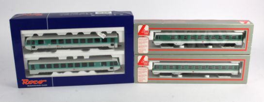 Roco / Lima. Three boxed Roco & Lima HO / OO gauge railway models, comprising Roco German 2 Car