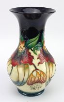Moorcroft Pottery large 'Anna Lily' pattern vase, makers marks to base, height 33cm approx.
