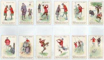 Faulkner - Golf Terms, set of 12 in pages, mainly VG cat value £1920