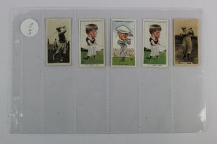 Golf - better odds contained in a page, 5 x Bobby Jones, all VG or better