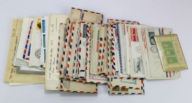 USA 1930's to 1950's First Flight / early Airmail covers (approx 73) varied selection. 17x modern