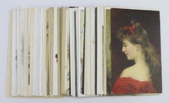 Glamour - good assortment of artist drawn cards, Chiostry, Shand, Barribal, Mauzan, Pellegrini, etc