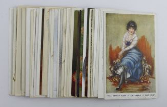 Glamour art drawn, artists include Bianchi, Asti, Gunn, etc etc (approx 40)