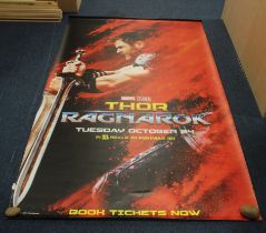 Marvel. Large Marvel 'Thor Ragnarok' vinyl banner / poster (2017), 154cm x 242cm approx.