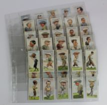 Churchman - Prominent Golfers, complete set of 50 in pages, mainly VG cat value £850