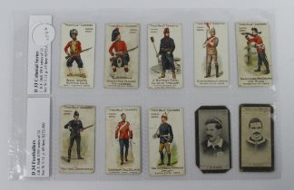 Bell - better odds, Colonial Series x 8 & Footballers x 2, only P - F but scarce, cat value £720