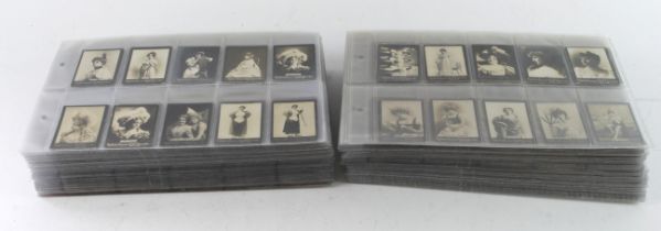 Ogden - Guinea Gold Actresses, collection of approx 1500 in pages within a box, mainly VG or better,