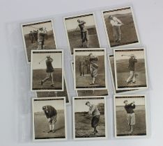 Churchman - Famous Golfers, 2nd series of 12 large cards, (Morris, etc) VG cat value £840