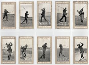 Marsuma - Famous Golfers & their Strokes, complete set in pages, slightly mixed condition, mainly