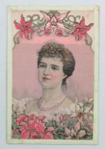 Art Nouveau, La Femme du XX siècle, pink background, French publisher   (1)