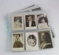 Entertainment, actors & actresses of different periods, original collection in loose pages (approx