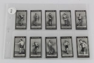Cope - Boxers (1-25), complete set in a large page VG - VG+ cat value £650