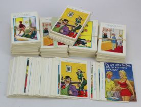 Comic postcards - large qty printed by Brook Publishing Co, housed in a shoebox (Approx 655)