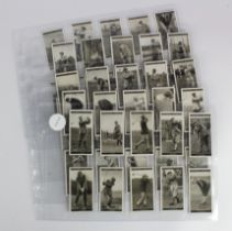 Churchman - Famous Golfers, complete set of 50 in pages, VG cat value £900