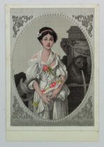 Art Nouveau, La Cruche Cassee, French publisher, rare   (1)