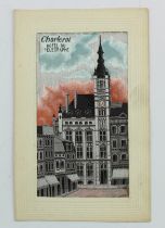 Flames, Charleroi, Hotel du Telegraphe by Deffrene, rare   (1)