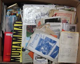 Ephemera - large banana box full of very mixed, mostly paper items (Qty) Buyer collects