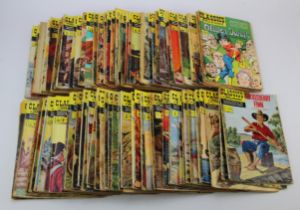 Classics Illustrated. A group of approximately eighty Classics Illustrated comics between nos. 1 &