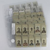 Cigarette Company (Channel Isles) - Jersey Footballers, (blue background) x 45, (grey background)