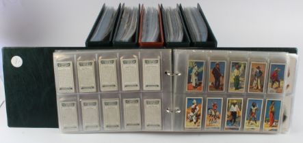 Collection of approx 83 compete sets contained in 6 modern albums, cigarette & trade issues, issuers