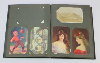 General original mixture in vintage album, topographical, Asti. Kinsella noted   (approx 60 cards)