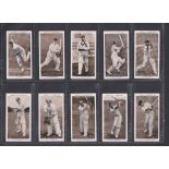 Cigarette cards, Hignett's, Prominent Cricketers of 1938 (set, 50 cards) includes Don Bradman (vg)