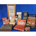 Ephemera, Huntley and Palmers, a selection of items to include tins (20+ to include a 1930 Red
