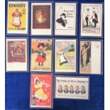 Postcards, Advertising, a collection of 10 Tuck published cards from the 'Celebrated Posters' series