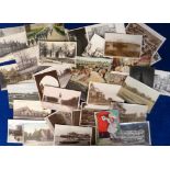 Postcards, Hampshire, a selection of approx. 42 ards with RPs of Louisburg Barracks Bordon, Apple