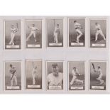 Cigarette cards, Cricket, Ogden's, Prominent Cricketers of 1938 (set, 50 cards) (gd/vg) sold with