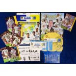 Football memorabilia, Leeds United, selection of items from a match played in Bangkok on 30 July