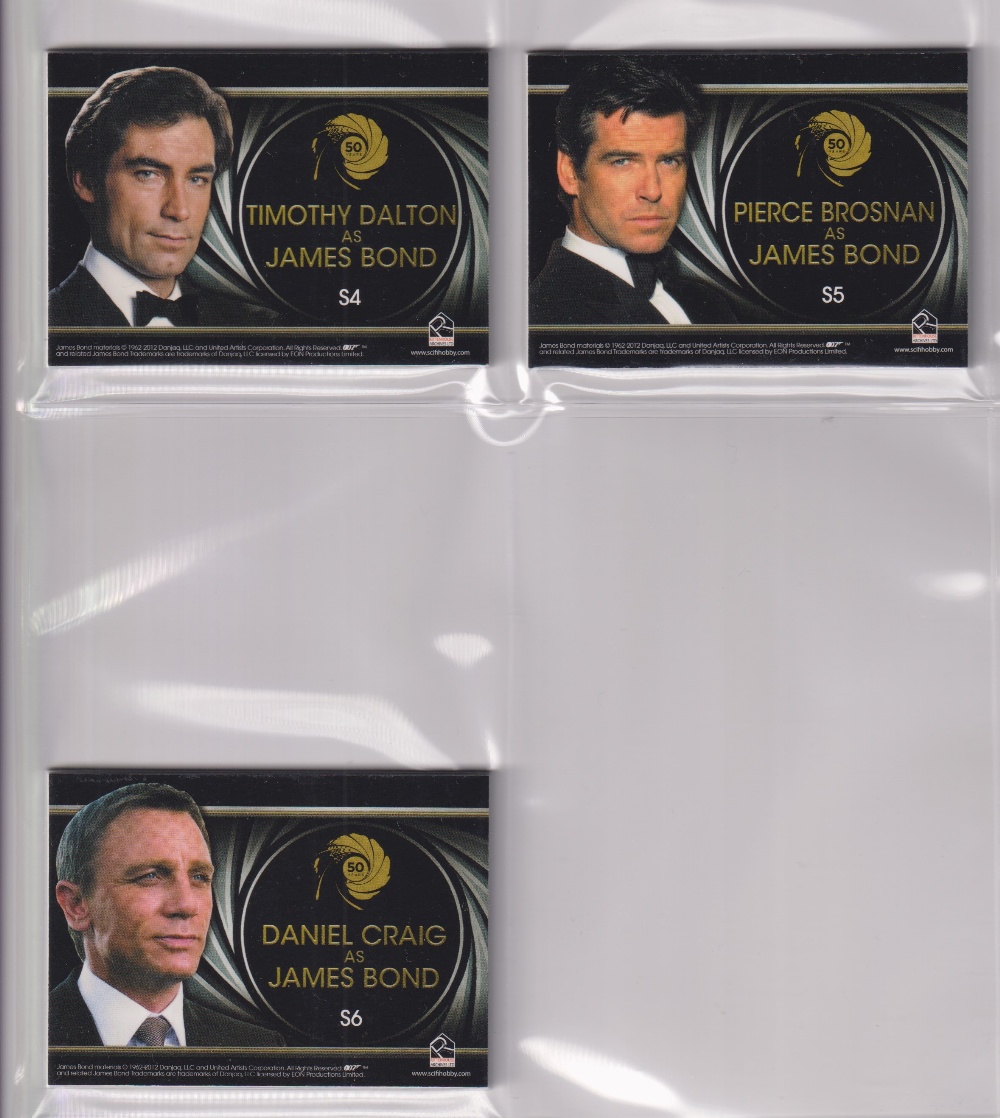 James Bond, 50th Anniversary Trading Cards Gold Cards (set of 198), Skyfall silhouette (4), Gold - Image 18 of 37